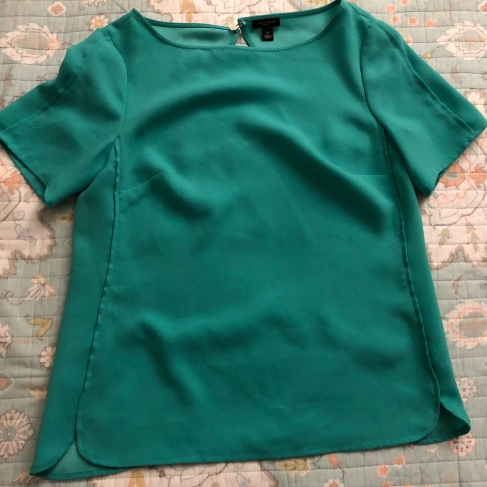 Green/teal color blouse